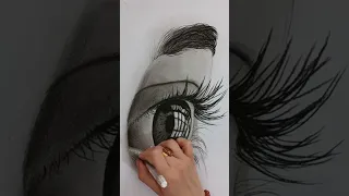 how to draw realistic eyes and eyebrows _ drawing tutorial for beginners _ face drawing techniques