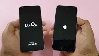 LG Q6 vs iPhone 6 Speed Test Comparison | Which is Fast!