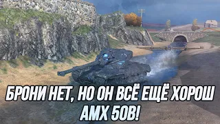 Брони нет, но вы держитесь! | AMX 50B | Tanks Blitz