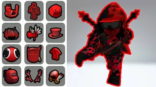 10+ FREE RED AND BLACK ITEMS ON ROBLOX!🔥🔴 [2024]