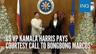 (FULL VIDEO) US VP Kamala Harris pays courtesy call to Bongbong Marcos