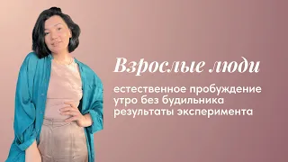 Утро без будильника. 6 месяцев эксперимента