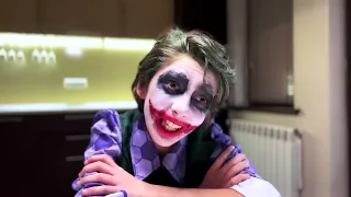 Scene from movie "The Dark Knight 2008" Impression of Heath Ledger "Joker" (PART 2)