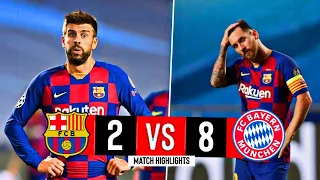 Bayern Munich 8-2 Barcelona R16 UCL 2020 All Goals and Extended Highlghts Full HD