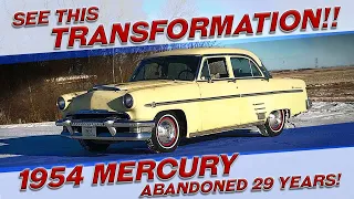 1954 Mercury Monterey Transformation! Abandoned in a Field for 29 Years! Will It Run?!?