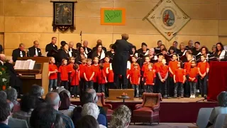 „Schau auf die Welt“ v. J. Rutter, GV ‚Loreley‘ Dellmensingen und Kinderchor ‚Die Singflöhe‘ 2017