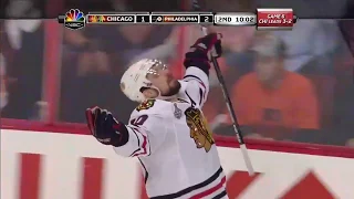 Patrick Sharp Goal - Game 6, 2010 Stanley Cup Final Blackhawks vs. Flyers