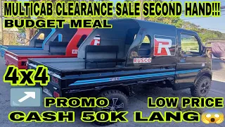 MURA MULTICAB 4x4 SECOND HAND CLEARANCE SALE 2024