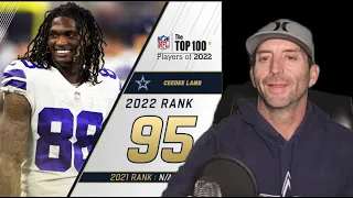 Cowboys Fan Reacts to Top 100 NFL Players of 2022 - #95 - CeeDee Lamb