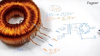 Перемотка тороидального трансформатора