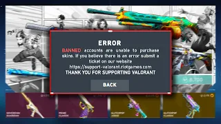 BANNED For Buying EVERY Skin in Valorant