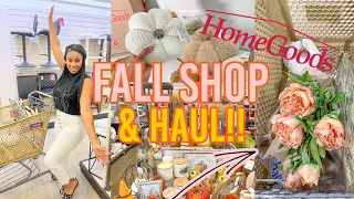 FALL SHOPPING AT HOMEGOODS AND A FALL DECOR HAUL // LoveLexyNicole