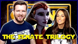 The Senate Trilogy || My wife watches Clone Wars for the FIRST time