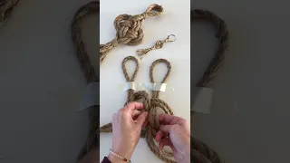 Josephine Knot: A Quick and Easy Knot for Macrame and More #shorts #macrame #diy #knot