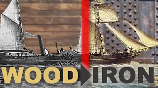 Transition from Wood to Iron in Shipbuilding