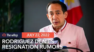 Executive Secretary Vic Rodriguez dismisses resignation rumors