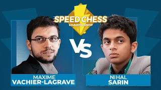 Maxime Vachier-Lagrave vs Nihal Sarin | Speed Chess Championship