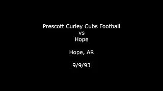 9/9/93 - 9th Grade Football at Hope (Part 2)