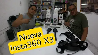 unboxing de la nueva cámara Insta360 X3 instax3