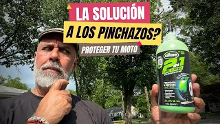 PROTEGER a tu MOTO de los PINCHAZOS aplicando el sellador SLIME