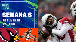 Arizona CARDINALS vs Cleveland Browns | Semana 6 2021 NFL Game Highlights