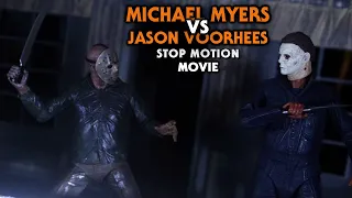 Michael Myers vs Jason Voorhees | Full Movie Stop Motion |