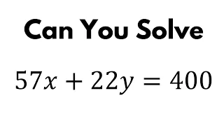 A Nice Diophantine Equation in Number Theory | You Should Learn This Theorem | Math Olympiad