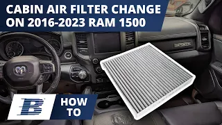 How to Change the Ram 1500 Cabin Air Filter on 2016-2023 Models