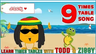 9 Times Table Song (Learning is Fun The Todd & Ziggy Way!)