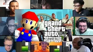 Grand Theft Mario - If Mario was in...GTA V REACTIONS MASHUP