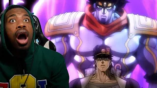 PART 3 JOTARO lit!?!? JoJo's Bizarre Adventure Part 3 Episode 1 & 2 Reaction