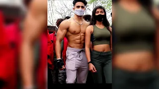 Fitness Freak Couple In Public 🔥🇮🇳 #shorts #fitnessmasterdeepak