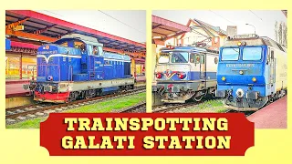 Activitate Feroviara in Gara / Railway Activity in Galati Station | April 12th, 2021