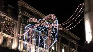 Oxford Street Christmas Lights 2010 in HD part 1