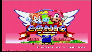 Sonic 2: Pink Edition (SHC 2021) (Amy) (Sega Genesis) Gameplay