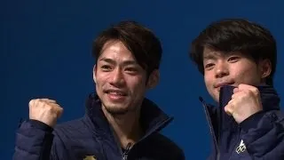 Japanese men figure skaters ready to give it their all