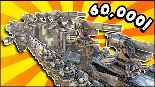 Crossout - 60,000 POWERSCORE! Is This The Highest Powerscore? (Crossout Leviathan)