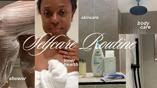 Self Care Routine | shower routine🧖🏽‍♀️, skin care + body care, hygiene, wellness routine & more