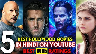 TOP 5 BEST HOLLYWOOD MOVIES IN HINDI AVAILABLE ON YOUTUBE || PART 9 || REAL FILMY REVIEWS