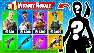 RANDOM SEASON 1 SKIN CHALLENGE in Fortnite ARENA