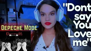 Depeche Mode - Don't say you love me | Reaction #mementomori #depechemode