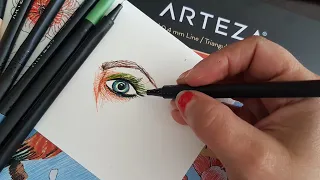 ARTEZA INKONIC FINELINER PENS & DOODLE BOOKS - Are they any good?