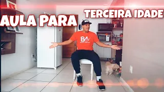 Aula para terceira idade - Dança para idosos - Chair dance - quarentena - Dance em casa