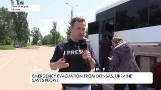 To run away from Russian shelling: Ukraine continues evacuation from Donbas