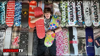 My Entire Hypebeast Skateboard Collection - Louis Vuitton Supreme Bape FTP Obey