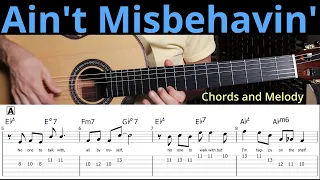 Ain't Misbehavin' | Chords & Melody | Guitar Tab