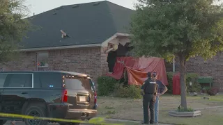 Teen dead and father injured after vehicle crashes into house in White Settlement, Texas, police say