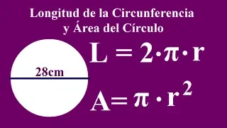 CALCULAR LA LONGITUD DE LA CIRCUNFERENCIA Y EL ÁREA DEL CÍRCULO