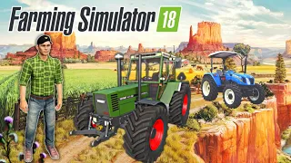 Planting Corn And Harvesting Wheat In FS 18 | FS18 Gameplay | Farming Simulator 18 | FS18 Timelapse