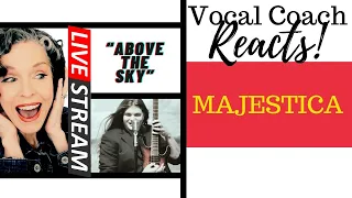 LIVE REACTION: Majestica "ABOVE THE SKY" Official Video | Vocal Coach Reacts & Deconstructs